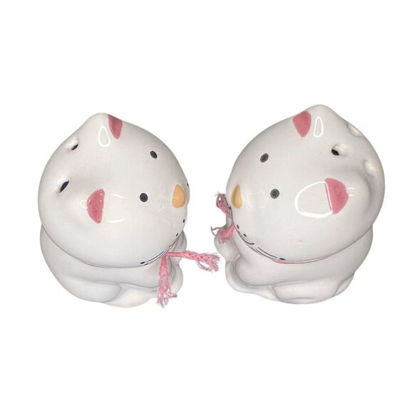 Vintage Mount Clemens Pottery Cozy Cats Salt & Pepper Shakers 80s Ceramic NEW - Picture 4 of 6